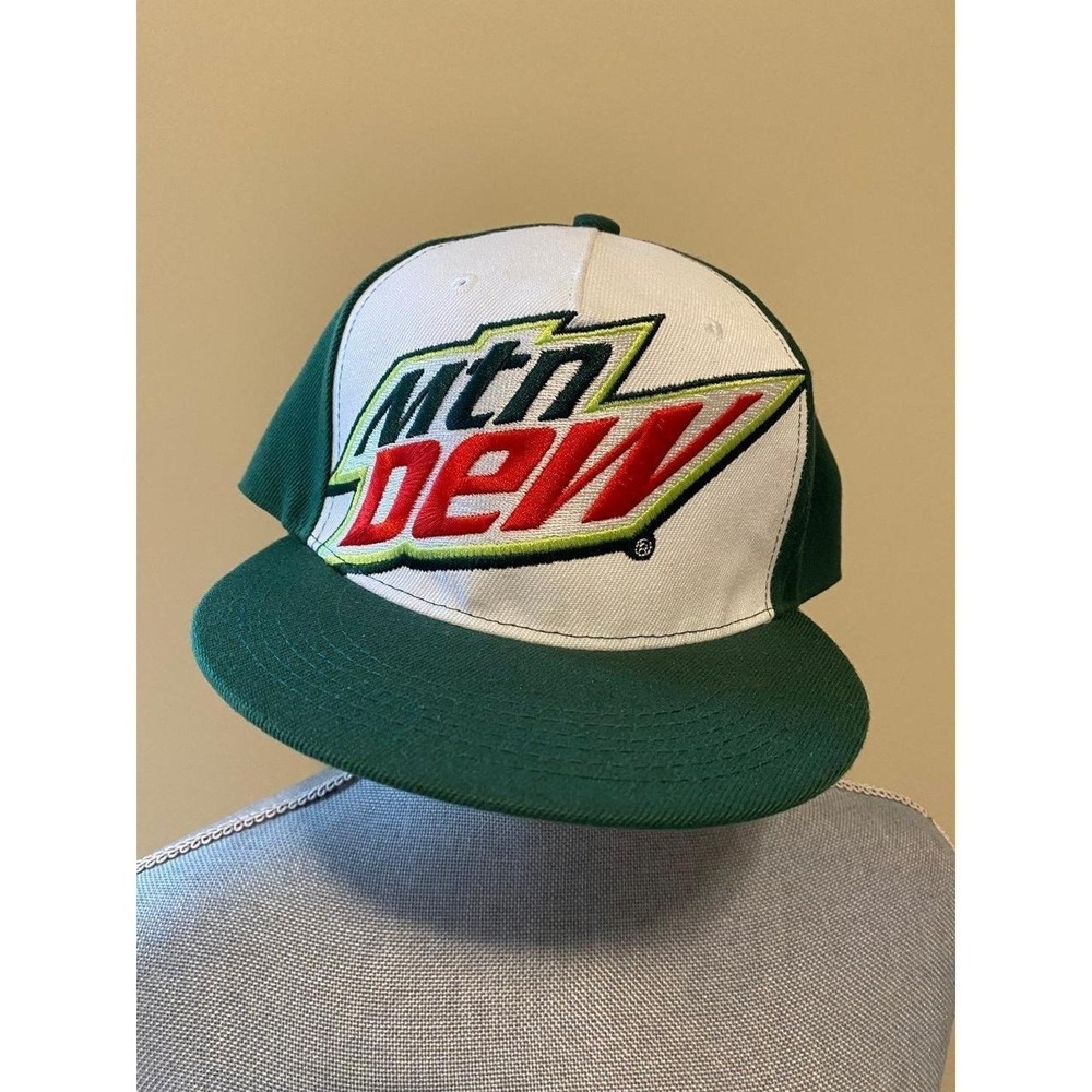 Mountain Dew Hat Baseball Cap OSFM SnapBack 2017 Embroidered Golf sku3